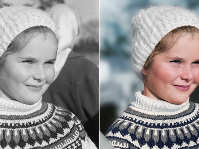 Väritetty valokuva