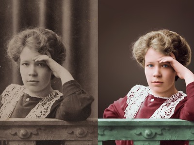 Väritetty valokuva